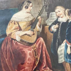 Gertrude Maria, Figurative Szene, 1880, Aquarell, gerahmt