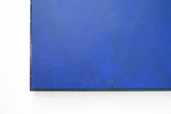 Gilbert Swimberghe, Komposition, 1997, Öl auf Papier auf Holz