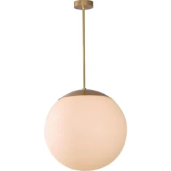 Glas Globe Opal 60 Hängelampe von Schwung