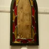 Gotischer Kirchenspiegel aus Buntglas von Arts and Crafts, 1960er