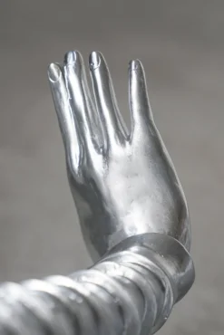 Große Art Deco Skulpturen aus Harz, 2er Set