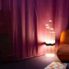 Große Cactus Stehlampe in Transparent mit Messing Mittelstück von Mickael Koska für Pulpo