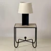 Große Cuatolados Lampe aus geschwärztem Stahl von Atelier Cabanel