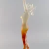 Große Frau mit Trauben Murano Skulptur aus mundgeblasenem Kunstglas, 1960er