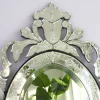 Großer Italienischer Vintage Wandspiegel, 1950er