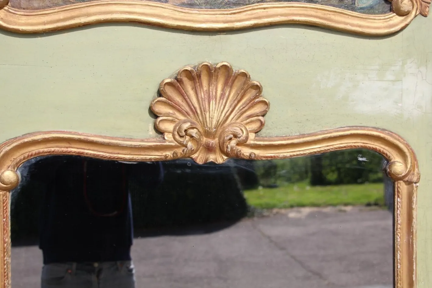 Großer Louis XV Regency Trumeau