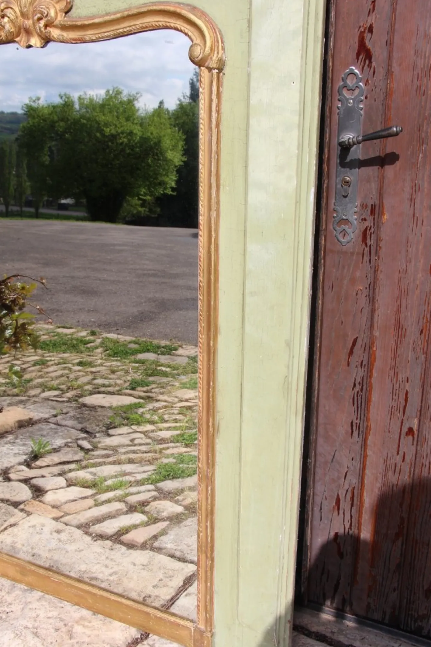 Großer Louis XV Regency Trumeau