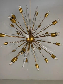 Großer Sputnik Kronleuchter, 1950er