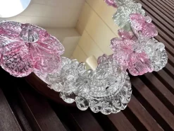 Großer Venezianischer Wandspiegel aus Muranoglas, 1950er