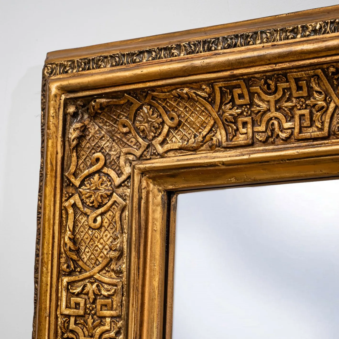 Großer Vergoldeter Wandspiegel im Régence-Stil, Frankreich, 1800er