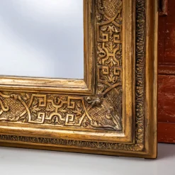 Großer Vergoldeter Wandspiegel im Régence-Stil, Frankreich, 1800er