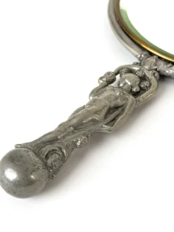 Handspiegel aus Zinn von CG Hallberg, Stockholm, 1929