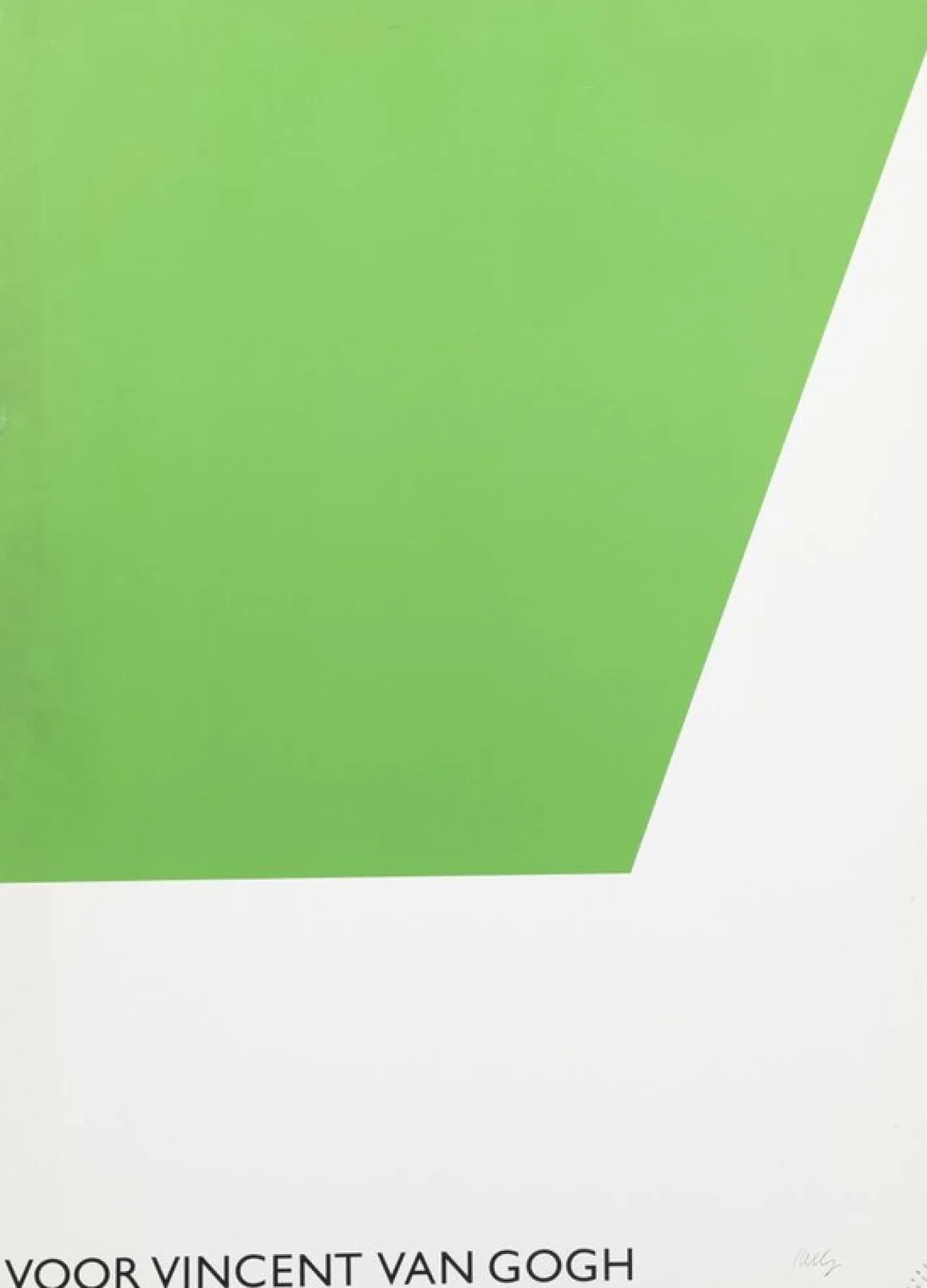 Homage to Van Gogh Poster nach Ellsworth Kelly, 1990