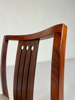 Italienische Mid-Century Modern Esszimmerstühle, 1960er, 6er Set