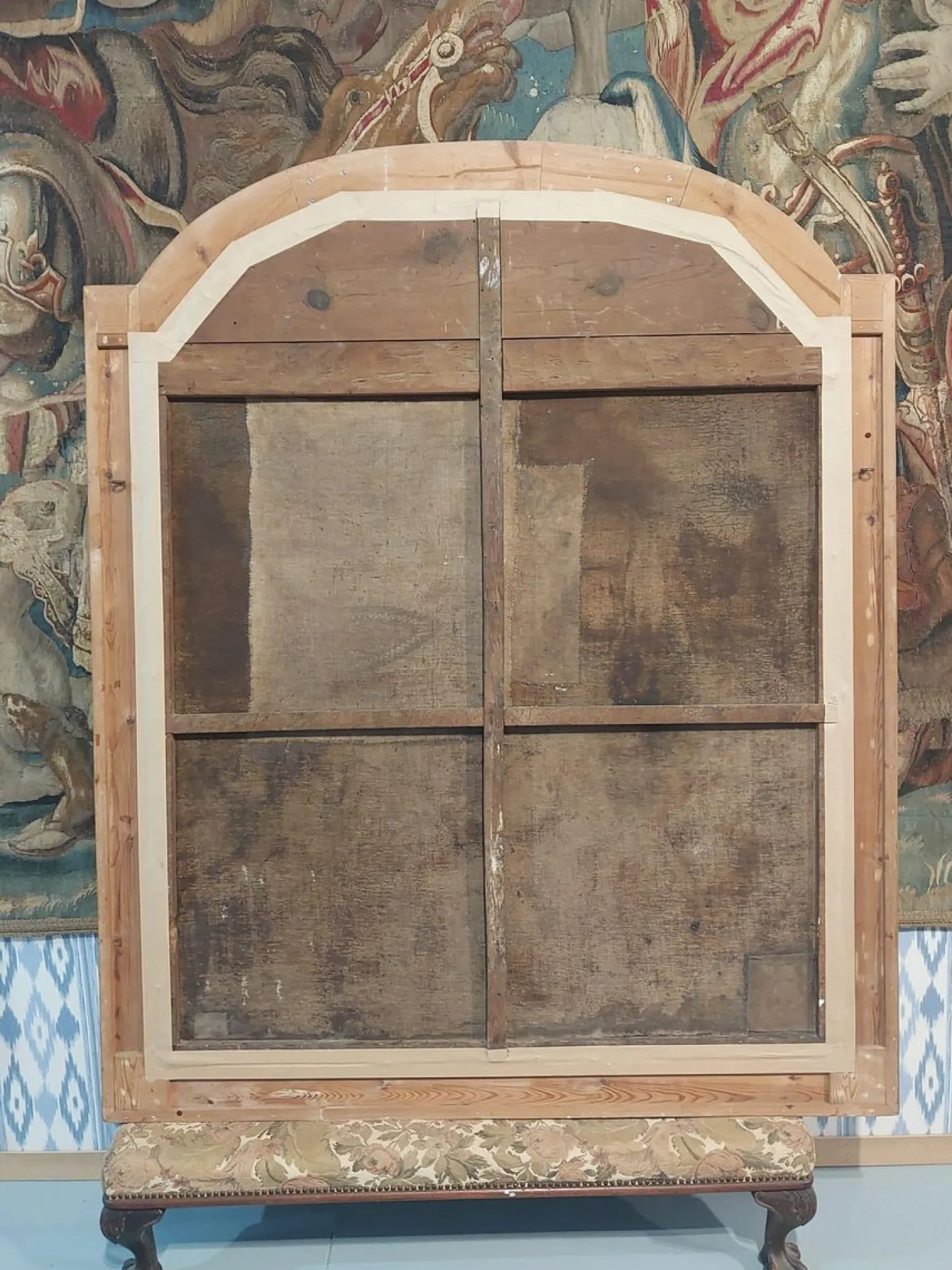 Italienisches Ölgemälde auf Leinwand, 1690er, gerahmt