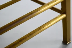 Italienisches Mid-Century Messing Doppelbett von Osvaldo Borsani