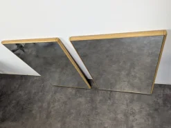 Italienische Spiegel mit Holzrahmen, 2er Set