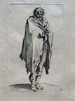 Jacques Callot, Les Gueux, Gravuren, 17. Jh., 2er Set