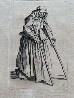 Jacques Callot, Les Gueux, Gravuren, 17. Jh., 2er Set
