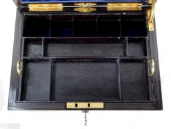 19. Jahrhundert Toilettenbox aus Holz von John Bagshaw & Sons, England