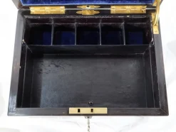 19. Jahrhundert Toilettenbox aus Holz von John Bagshaw & Sons, England
