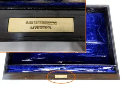 19. Jahrhundert Toilettenbox aus Holz von John Bagshaw & Sons, England