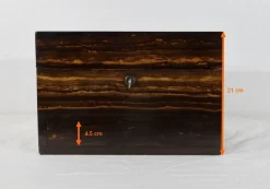 19. Jahrhundert Toilettenbox aus Holz von John Bagshaw & Sons, England