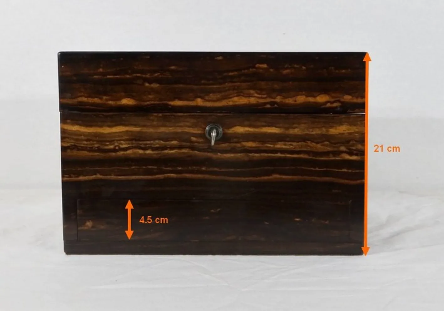 19. Jahrhundert Toilettenbox aus Holz von John Bagshaw & Sons, England