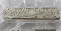 19. Jahrhundert Toilettenbox aus Holz von John Bagshaw & Sons, England