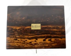 19. Jahrhundert Toilettenbox aus Holz von John Bagshaw & Sons, England