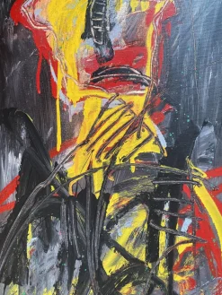 Jazzu, La fièvre, 2020, Mixed Media