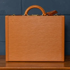 20. Jh. Präsidenten Aktentasche aus Orange Epi Leder von Louis Vuitton, Frankreich, 1993