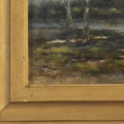 Júlio Ramos, Flusslandschaft, Ölgemälde