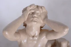 Josef Rada, Figurative Aktkomposition, 1920er, Keramik