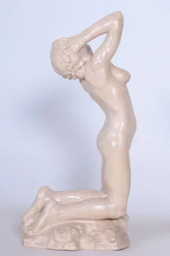 Josef Rada, Figurative Aktkomposition, 1920er, Keramik