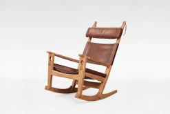 Keyhole GE-673 Schaukelstuhl von Hans J. Wegner für Getama, 1960er