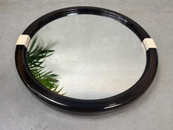 Kippbarer Vintage Spiegel aus Rauch-Acrylglas, 1970er