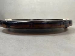 Kippbarer Vintage Spiegel aus Rauch-Acrylglas, 1970er