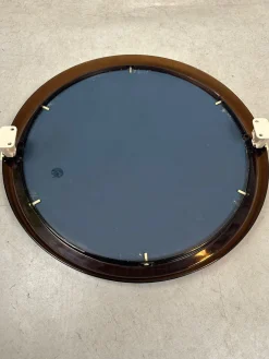 Kippbarer Vintage Spiegel aus Rauch-Acrylglas, 1970er