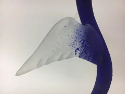 Kjell Engman für Kosta Boda Große Vogelskulptur, 1970er