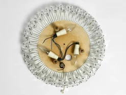 Kleiner Mid-Century Modern Flower Spiegel von Schöninger, 1950er
