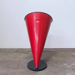Konischer Kunststoff Papierkorb von Angelo Cortesi & Sergio Chiappa-Gatto für Kartell, 1989