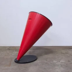 Konischer Kunststoff Papierkorb von Angelo Cortesi & Sergio Chiappa-Gatto für Kartell, 1989