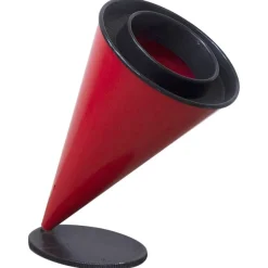 Konischer Kunststoff Papierkorb von Angelo Cortesi & Sergio Chiappa-Gatto für Kartell, 1989