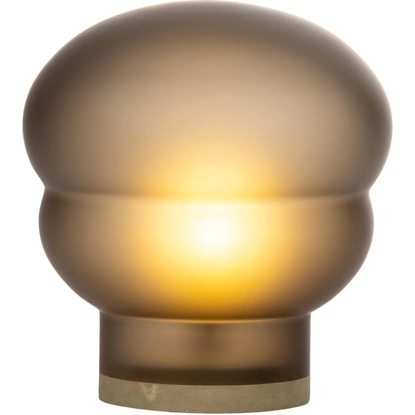 Kumo Mittelgroße rauchgraue Acetato Taupe Stehlampe von Pulpo