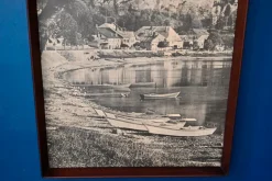 Lake Sepia, 1920er, Fotopapier & Glas, Gerahmt