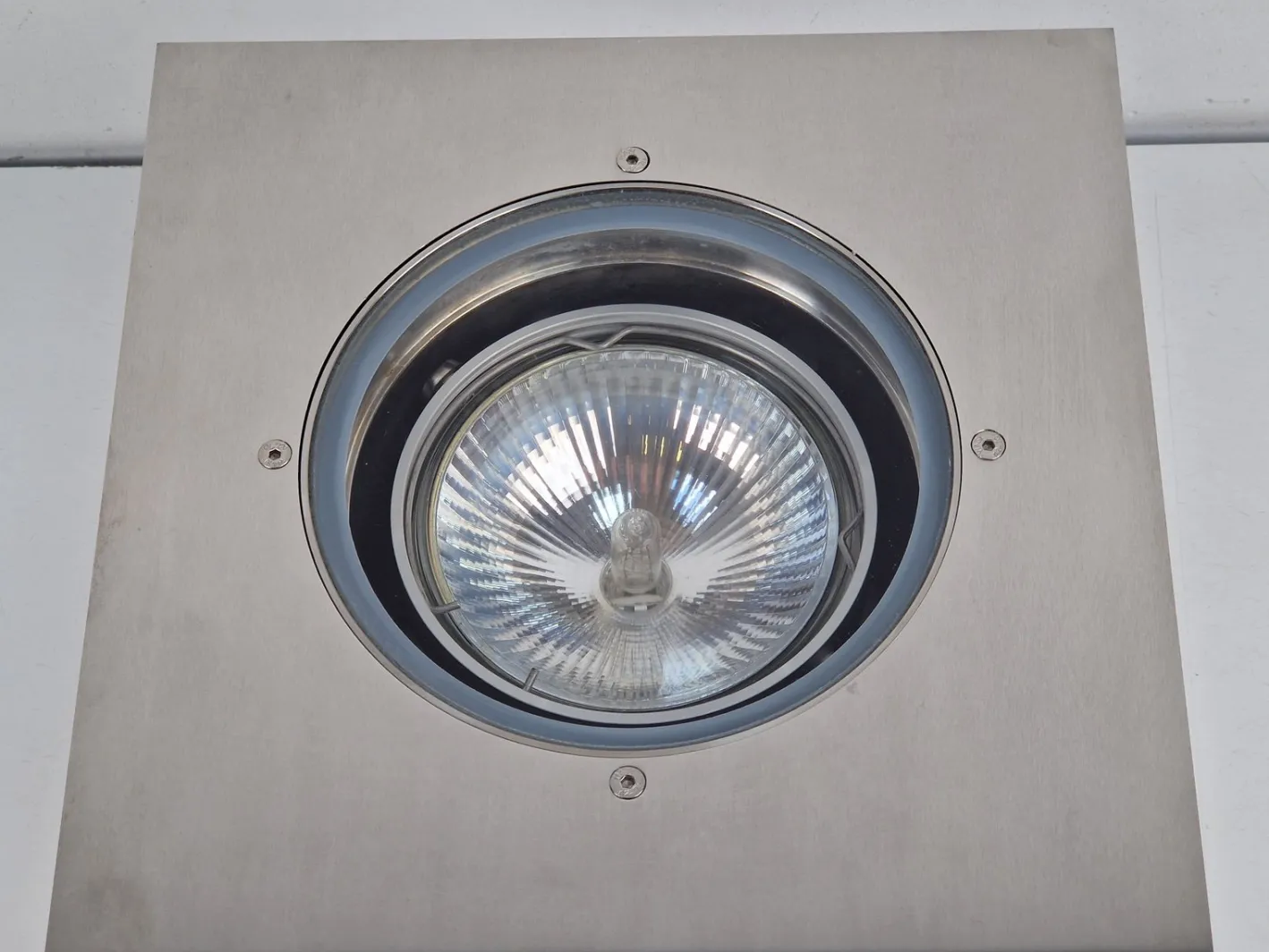 Lava Grande RVS Spot Outdoor Stehlampe von PSM Lighting, Belgien, 1990er