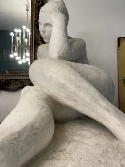 Liegende Nackte Frau, 1950, Gips