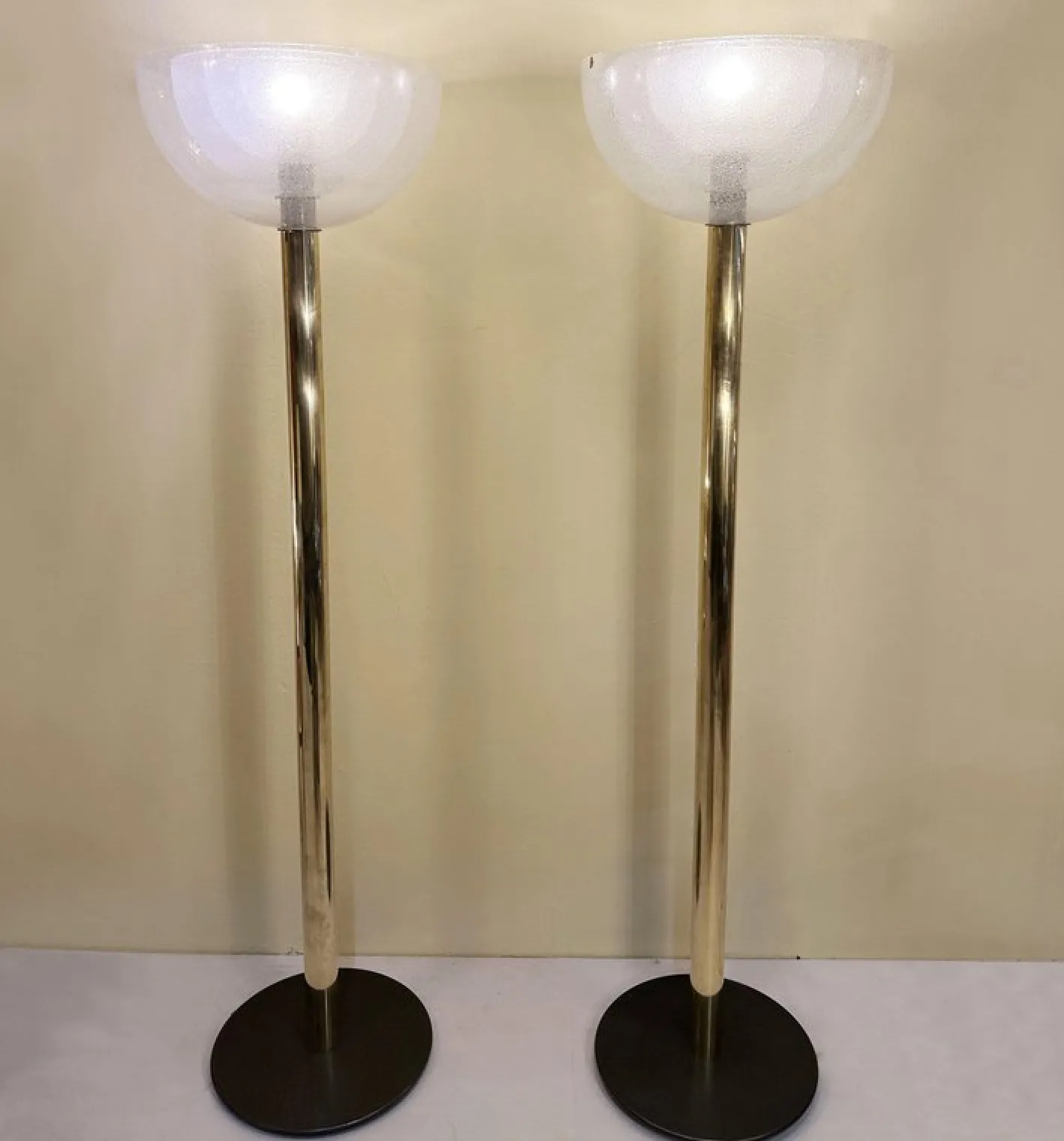 LT338 Stehlampe von Carlo Nason für Mazzega, 1960er