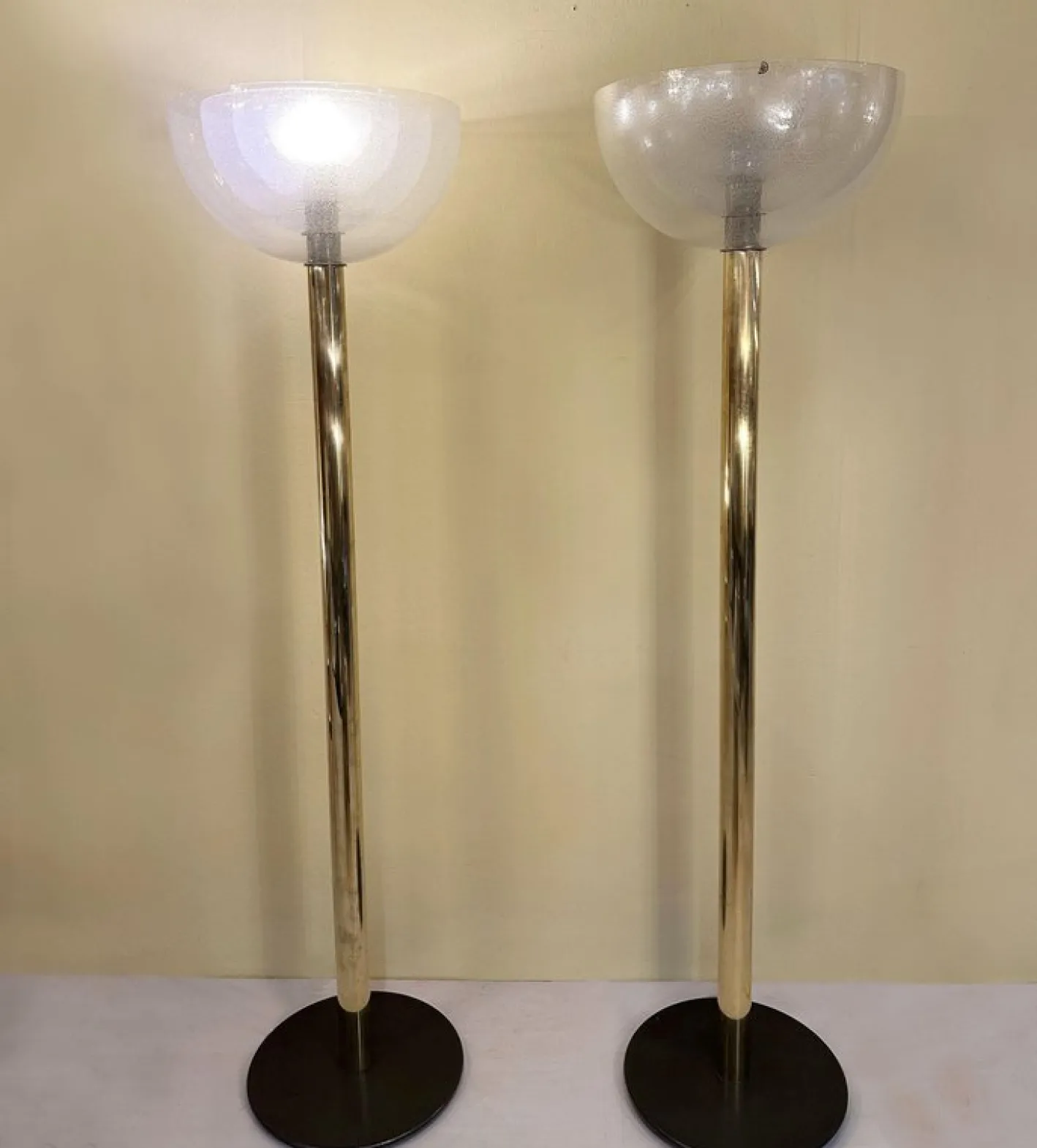 LT338 Stehlampe von Carlo Nason für Mazzega, 1960er